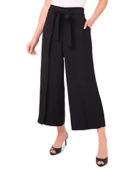 CeCe Women's Cropped Flap Front Pants