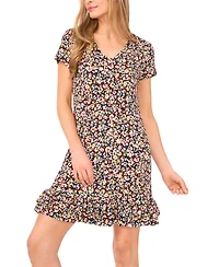 CeCe Women's V-neck Knit Dress