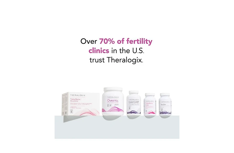 Theralogix, OvaNAD+ Egg Quality Support, Nicotinamide Riboside (Nr) & Pterostilbene Supplement, Supports Cellular Energy, Ovarian Function & Reproduct