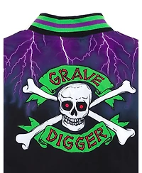 Monster Jam Toddler Boys Zip Up Varsity Bomber Jacket