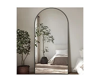 Antok Full Length Mirror, 78"x38" Floor Mirror, Arch Floor Standing Mirror Freestanding Arch Full Body with Stand for Bedroom