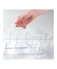 iDesign Plastic Cosmetic Organizer Tote - Clear Bin