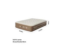 Naturehike 1/2/3 Person Self-Inflating Camping Air Mattresses,3 sizes Thick-Portable Lightweight Unmute-Sleeping Mat with Built-in Inflation Pump