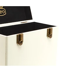 Gpo Retro SWB18CT 12" Vinyl Record Case 35 Cnt Capacity Removable Lid