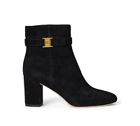 Lauren Ralph Women's Kellie Suede Heel Booties