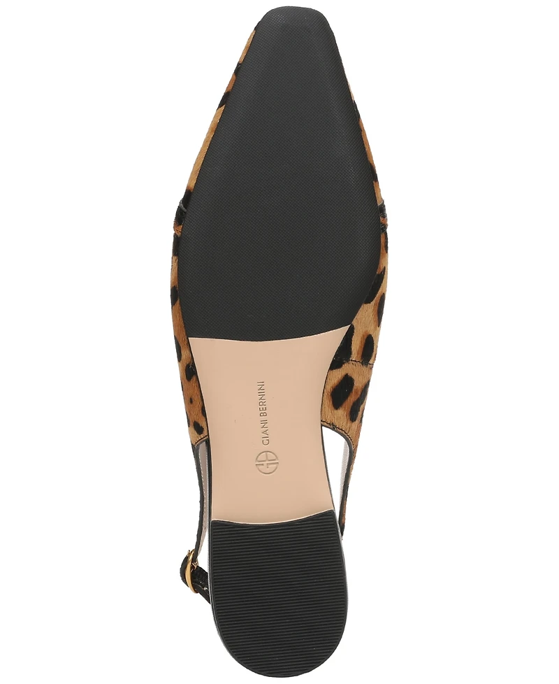 Giani Bernini Women's Ginna Snip Toe Slingback Flats, Created for Macy's