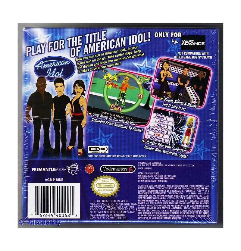 Codemasters American Idol