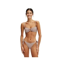 Cotton On Women's Ring Front Bandeau Bikini Top