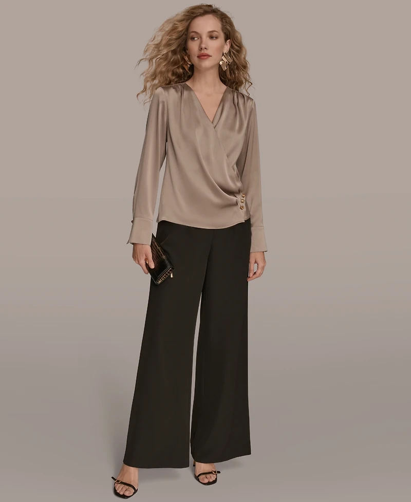 Donna Karan New York Women's Long Sleeve Top