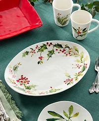 Certified International Holly Vines Oval Platter