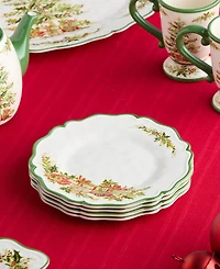 Certified International Holly Tree Melamine Salad Plates, Set of 4