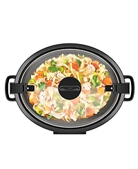Chefman Easy-Set 6 Quart Digital Slow Cooker with Locking Lid