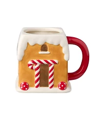 Certified International Santa's Retro Christmas 3-d Mugs, Set of 4