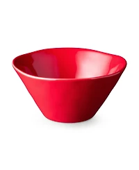 Certified International Berry Red Christmas Ice Cream Bowls, Set of 4