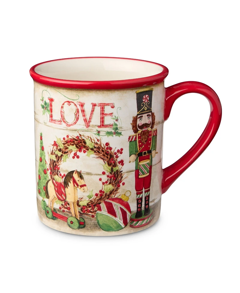 Certified International Nutcracker Parade Mugs, Set of 4