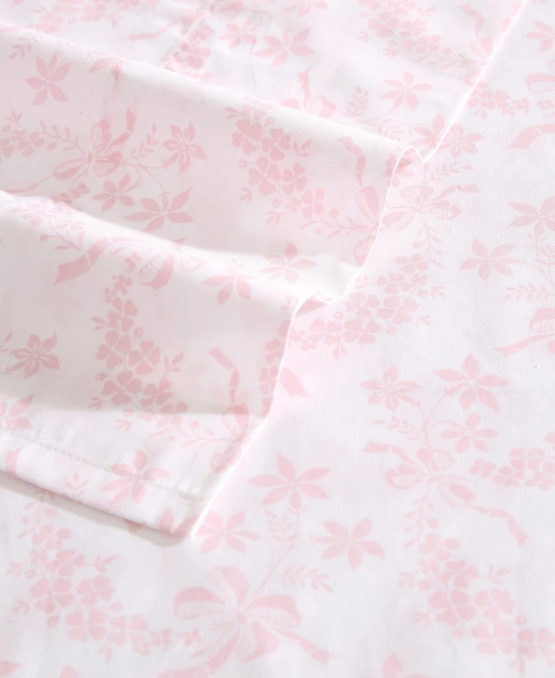 Laura Ashley Cotton Percale -Pc. Sheet Set