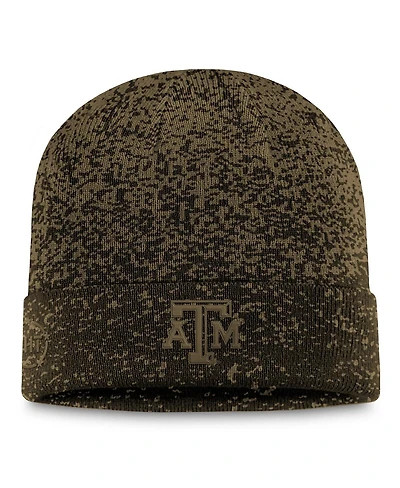 Top of the World Men's Olive/Black Texas A&M Aggies Cuffed Knit Two-Tone Hat