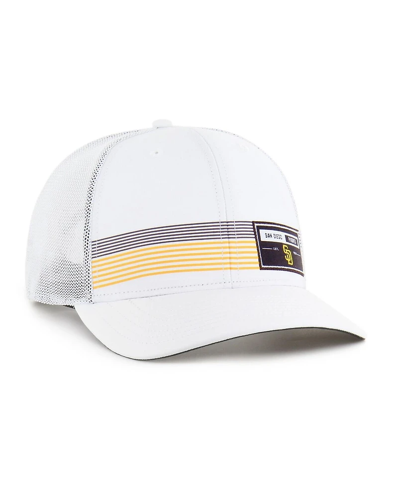 '47 Brand Men's White San Diego Padres Rangefinder Brrr Trucker Adjustable Hat