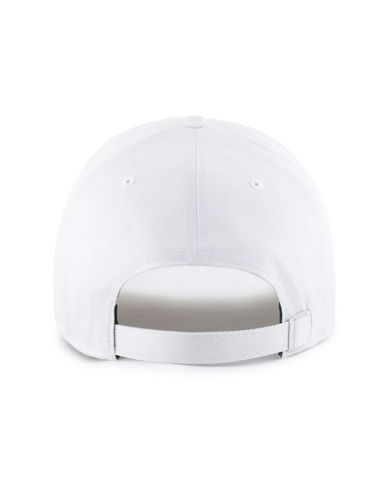 '47 Brand Men's White Cincinnati Reds Foundational Pinch Offside Adjustable Hat