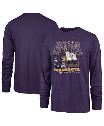 '47 Brand Men's Purple Minnesota Vikings Regional Super Rival Long Sleeve T-Shirt