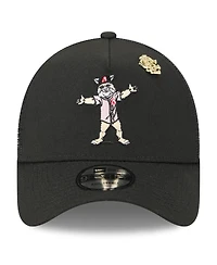 New Era Men's Black Arizona Diamondbacks 2025 Big League Chew A-Frame 9FORTY Adjustable Trucker Hat