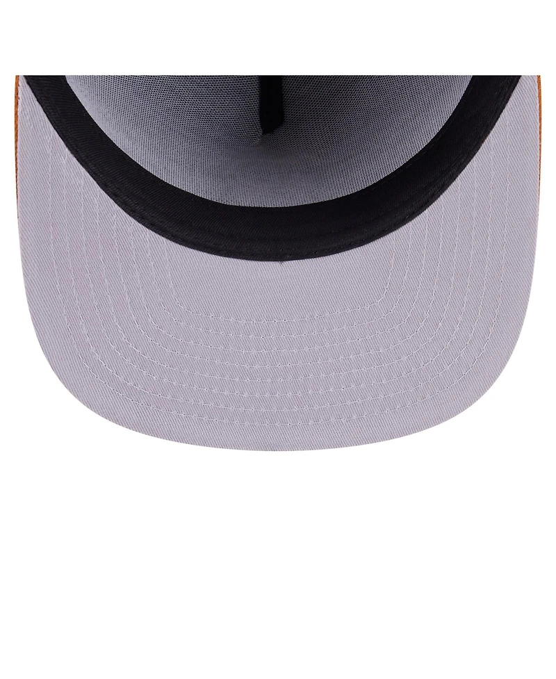 New Era Men's Olive/Orange Boston Red Sox Two-Tone Color Pack A-Frame 59FIFTY Fitted Hat