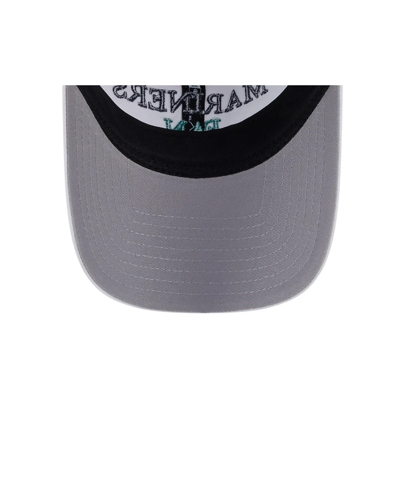 New Era Women's White Seattle Mariners Team Fan 9TWENTY Adjustable Hat