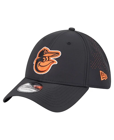 New Era Men's Black Baltimore Orioles Night 39THIRTY Flex Hat