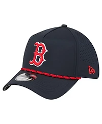 New Era Men's Navy Boston Red Sox 39THIRTY A-Frame Perforated Flex Hat
