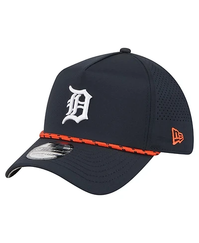 New Era Men's Navy Detroit Tigers 39THIRTY A-Frame Perforated Flex Hat