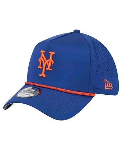 New Era Men's Royal York Mets 39THIRTY A-Frame Perforated Flex Hat