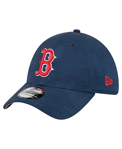New Era Men's Navy Boston Red Sox Tonal Camo 39THIRTY Flex Hat