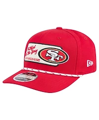 New Era Men's Scarlet San Francisco 49ers Chant 9SEVENTY Stretch-Snap Hat