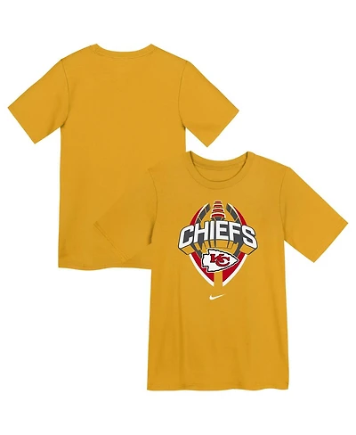Nike Preschool Gold Kansas City Chiefs Icon Legend Performance T-Shirt