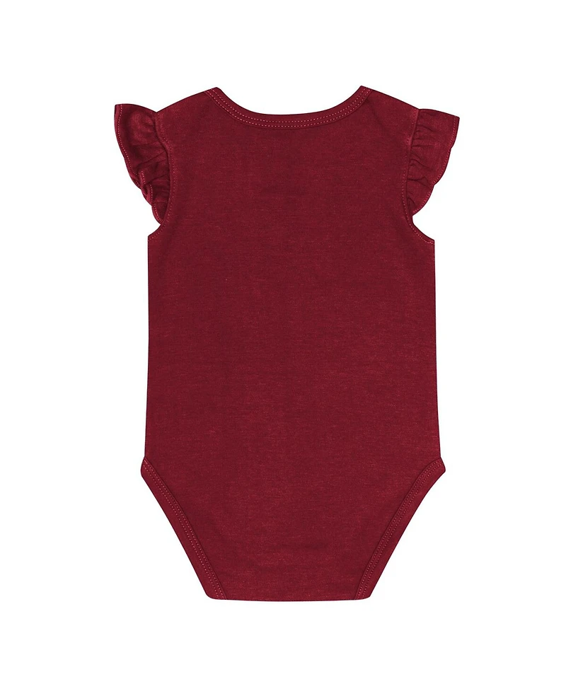Outerstuff Baby Boys and Girls 2-Piece Crimson/White Alabama Crimson Tide Little Sunshine Bodysuit Set
