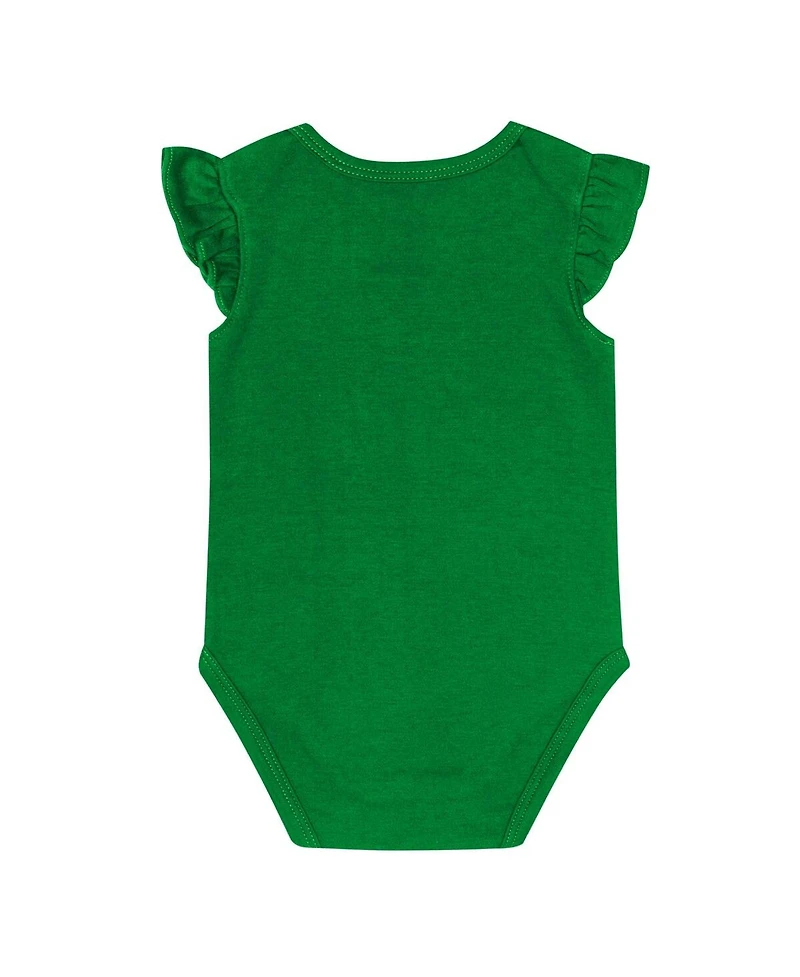 Outerstuff Baby Boys and Girls 2-Piece Green/Yellow Oregon Ducks Little Sunshine Bodysuit Set