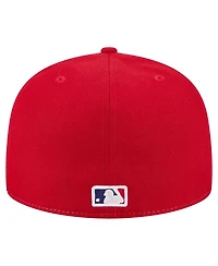 New Era Men's White/Red Philadelphia Phillies Repeat 59FIFTY Fitted Hat
