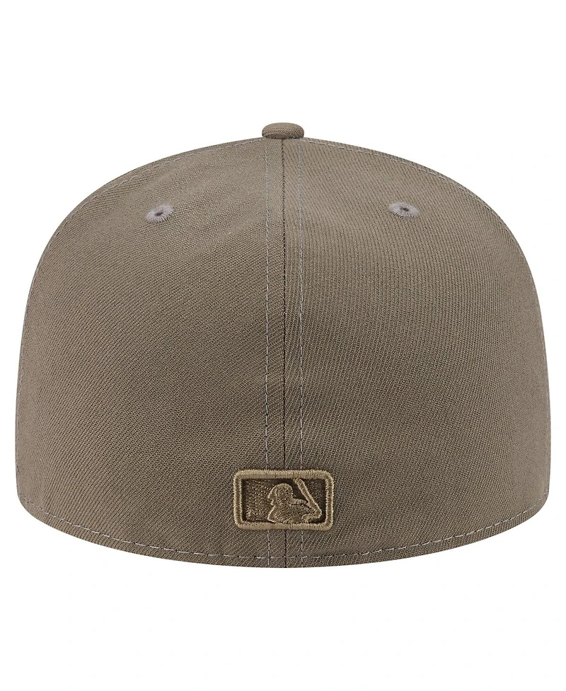 New Era Men's Olive Baltimore Orioles Color Pack A-Frame 59FIFTY Fitted Hat