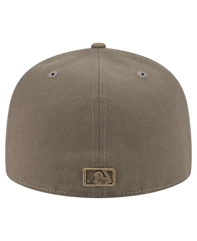 New Era Men's Olive Chicago Cubs Color Pack A-Frame 59FIFTY Fitted Hat