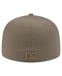 New Era Men's Olive Chicago Cubs Color Pack A-Frame 59FIFTY Fitted Hat
