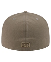 New Era Men's Olive Colorado Rockies Color Pack A-Frame 59FIFTY Fitted Hat