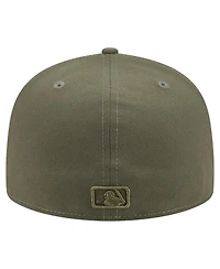 New Era Men's Olive Seattle Mariners Color Pack A-Frame 59FIFTY Fitted Hat