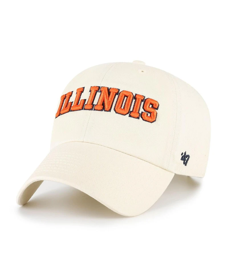 '47 Brand Men's Sand Illinois Fighting Illini Vault Clean Up Adjustable Hat