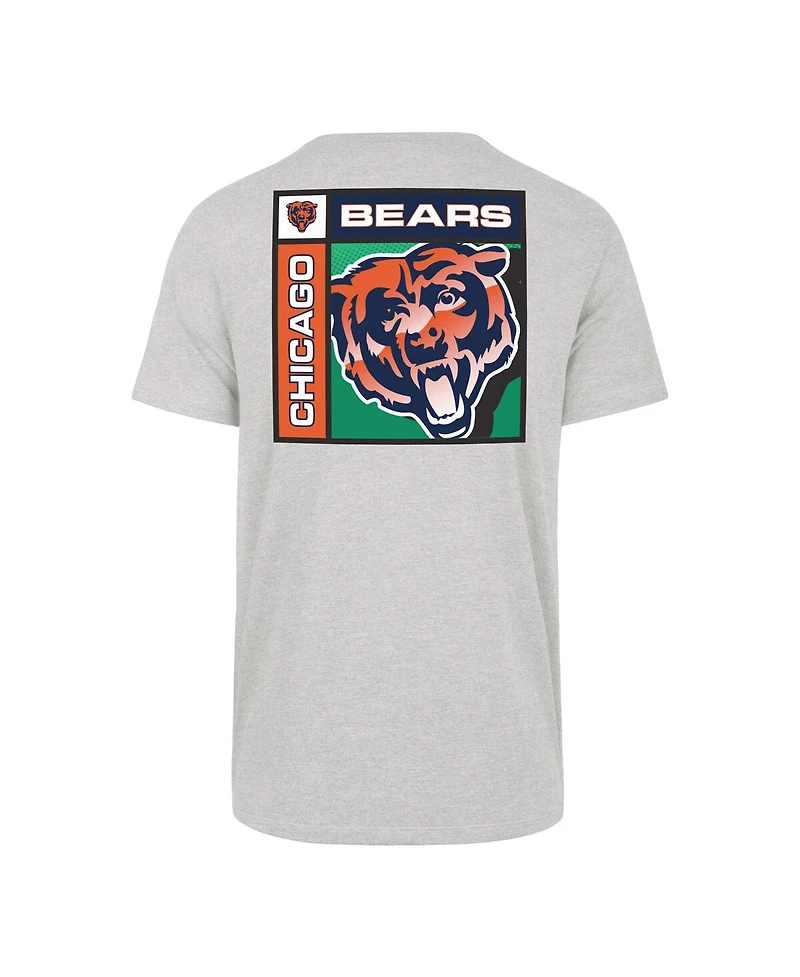 '47 Brand Men's Gray Chicago Bears Chrome Plate Franklin T-Shirt