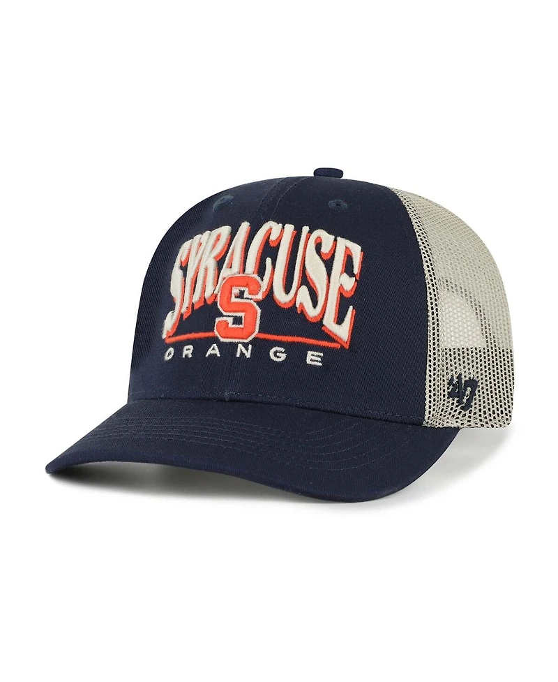 '47 Brand Men's Navy Syracuse Orange Arid Adjustable Trucker Hat