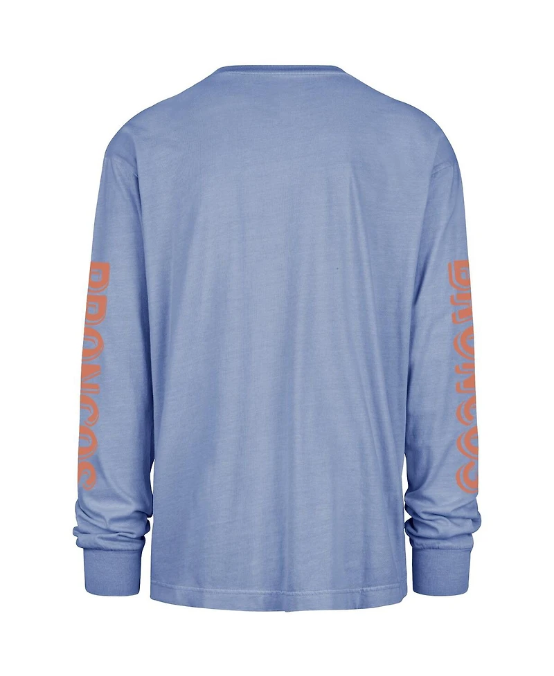 '47 Brand Men's Blue Denver Broncos Cairn Ravine Foundation Throwback Long Sleeve T-Shirt