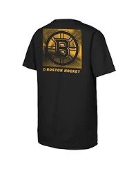 Outerstuff Big Boys and Girls Black Boston Bruins Atmosphere T-Shirt