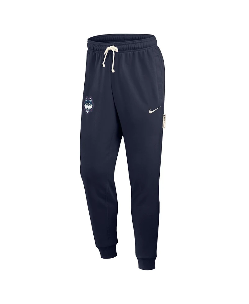 Nike Men's Navy UConn Huskies 2025 Sideline Performance Taper Pants