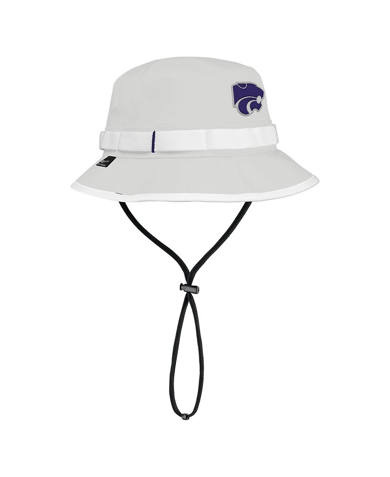 Nike Men's Gray Kansas State Wildcats 2025 On-Field Boonie Performance Bucket Hat