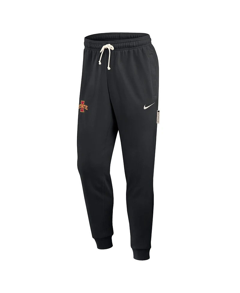Nike Men's Black Iowa State Cyclones 2025 Sideline Performance Taper Pants